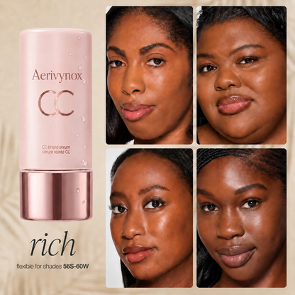 CC Color-Correcting Tinted Serum – Lightweight, Shade-Adaptive Coverage with 24H Hydration & 16H Waterproof Wear