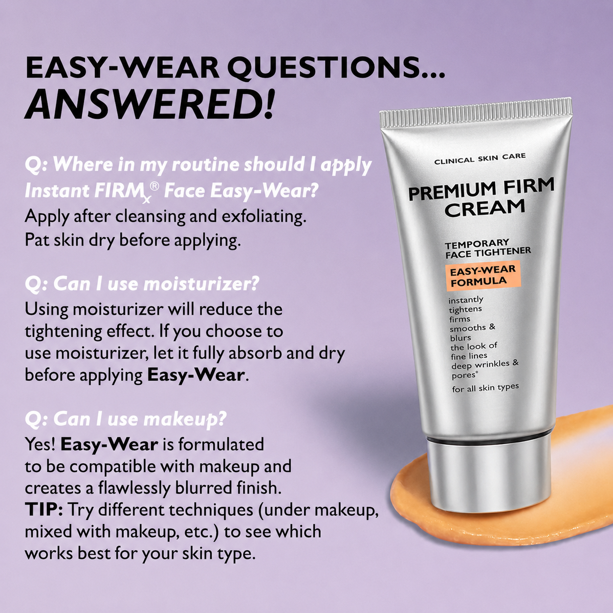 Final 3 Hours: 60%🔥 Instant FirmX Easy Wear Face Tightener-Wear Formula With Brush Free!