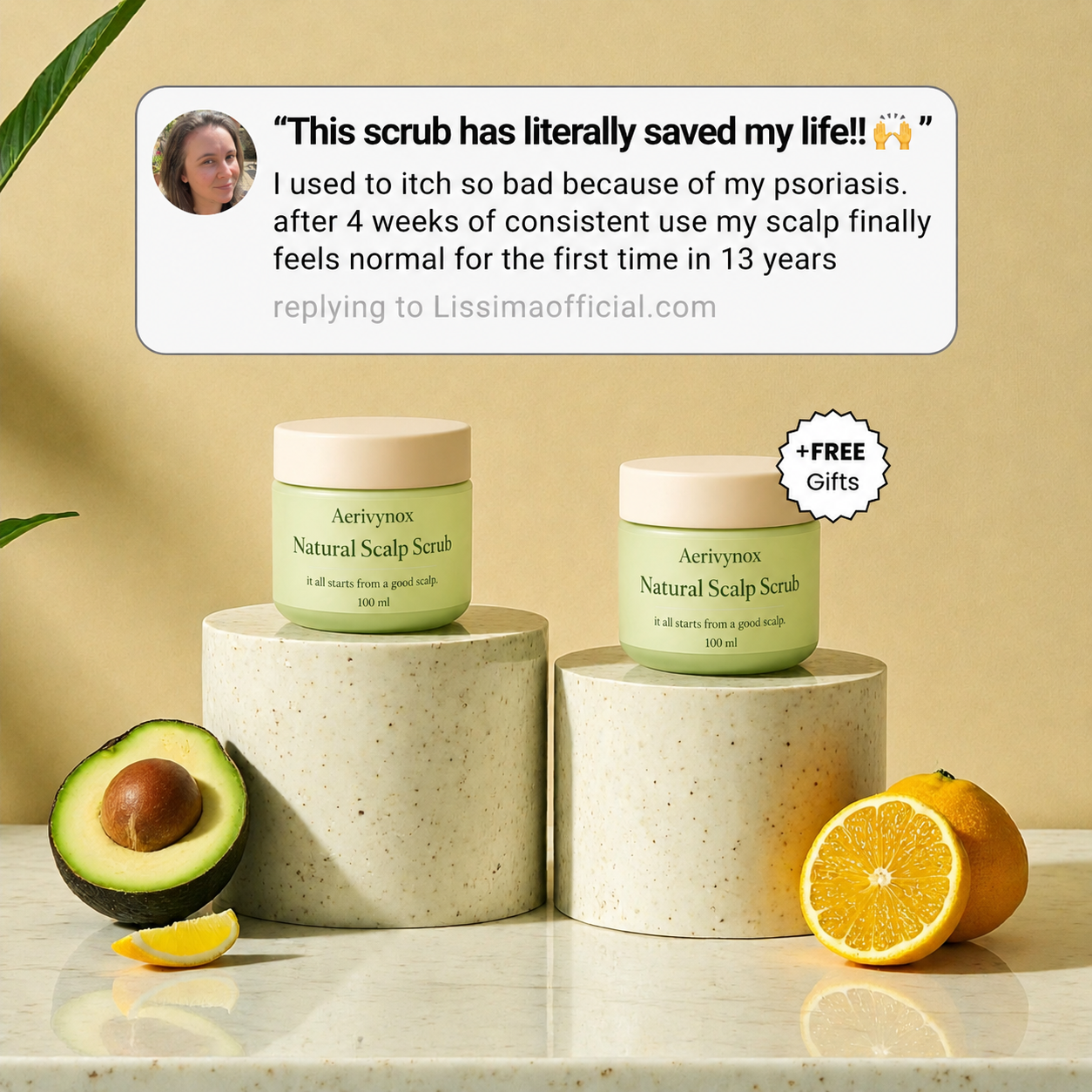 Aerivynox Natural Scalp Scrub