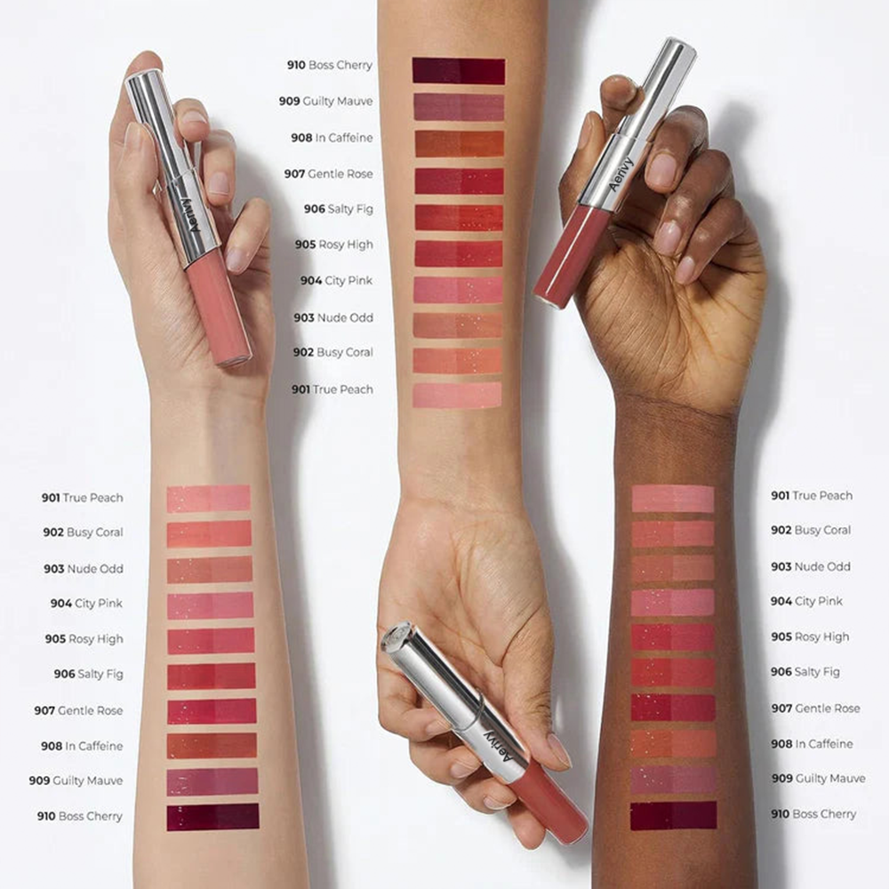 Perfect Twin Lip — Dual-Ended Liquid Lipstick with Velvet Matte Color and Glossy Shine