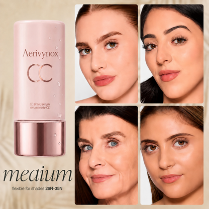 CC Color-Correcting Tinted Serum – Lightweight, Shade-Adaptive Coverage with 24H Hydration & 16H Waterproof Wear