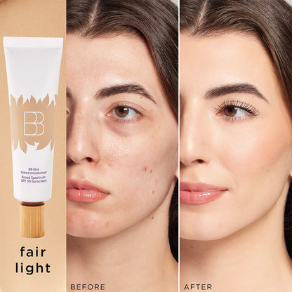 BB blur tinted moisturizer SPF 30 - instantly brightens, hydrates & smooths your skin
